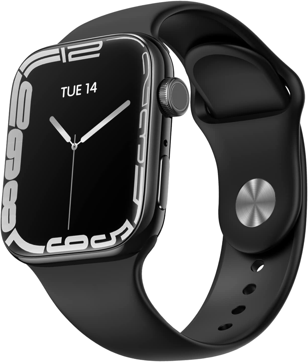 SMARTWATCH 1.92 Infinite Display-Music-Sports Modes Bluetooth 45mm ( Black )