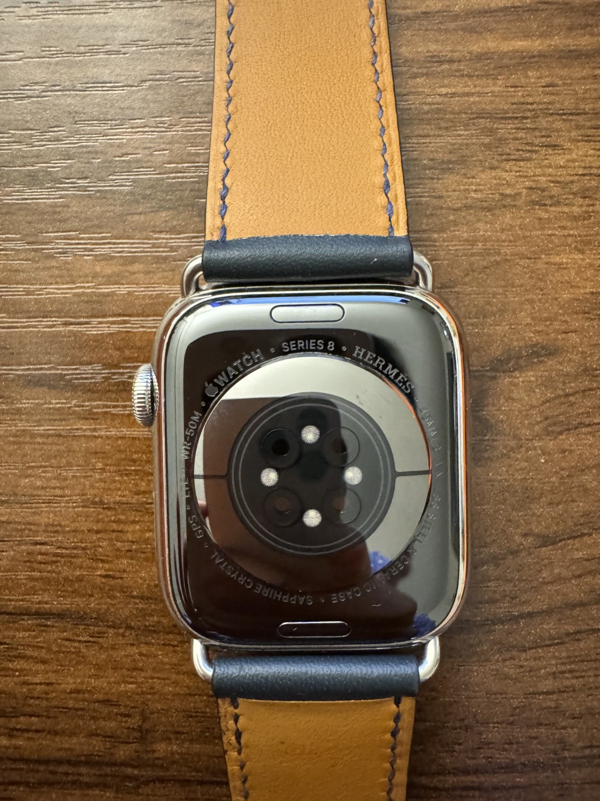 Apple Watch Hermes Series 8 GPS + Cellular, 45mm Silver Stainless Steel Case