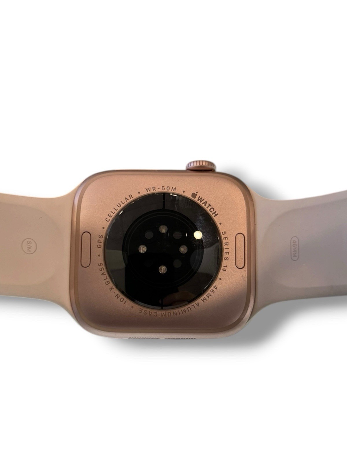 Apple Watch Gen 11 Series 11 46mm Rose Gold Aluminum – Light Blush Sport Band