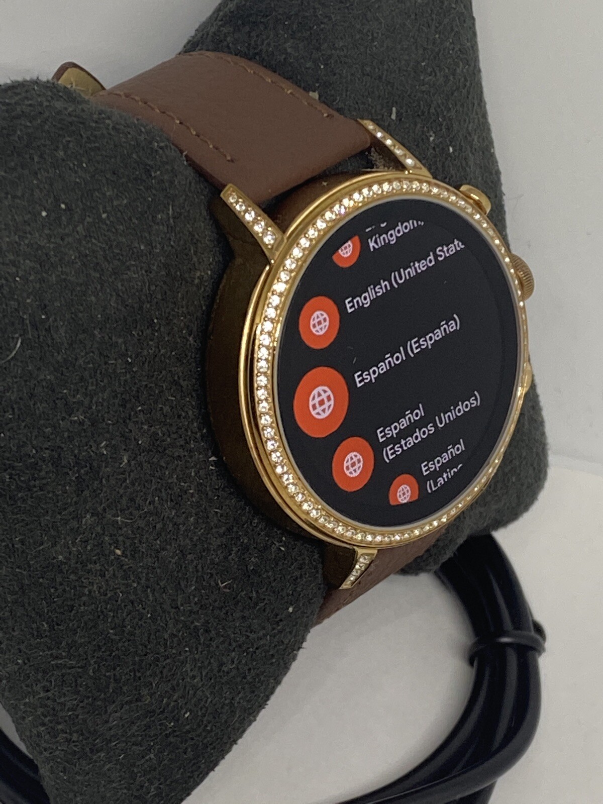 Fossil Gen 4 Authentic Digital Dial Smart Watch Custom Band FTW6011 AB437