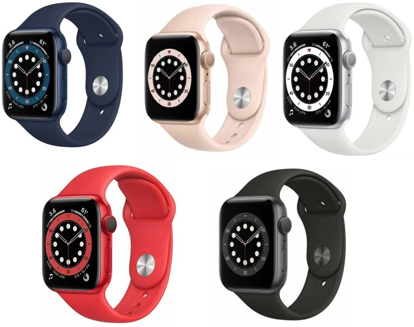 Apple Watch Series 6 40MM/44MM GPS + Cellular + WiFi Aluminum Case – Very Good