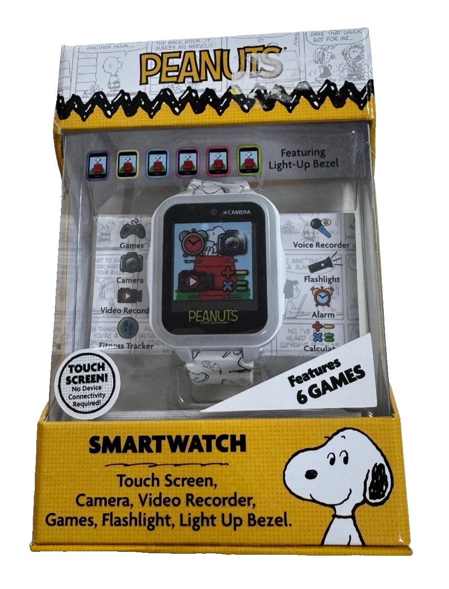 Kids Snoopy Peanuts Smartwatch Touch Screen, Camera, Video Recorder, 6 Games