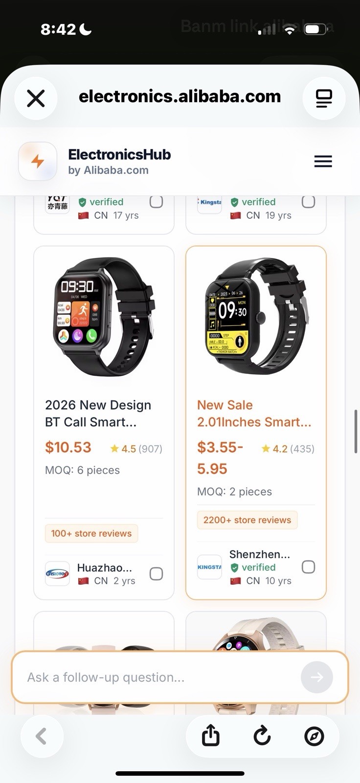 Smart Watch Bluetooth Call 1.69” HD Touch Screen Fitness Tracker Heart Rate