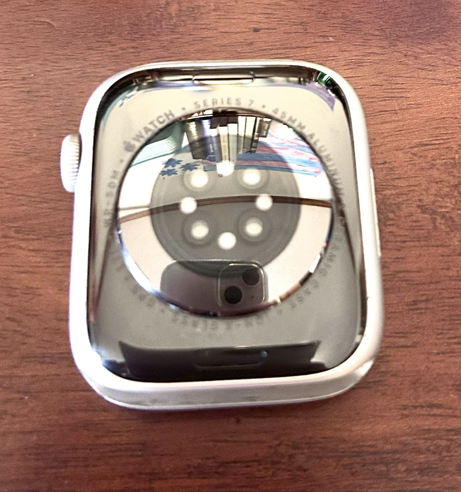 Apple Watch Series 7 45mm aluminum & ceramic case Ion X Glass GPS LTE WR-50M