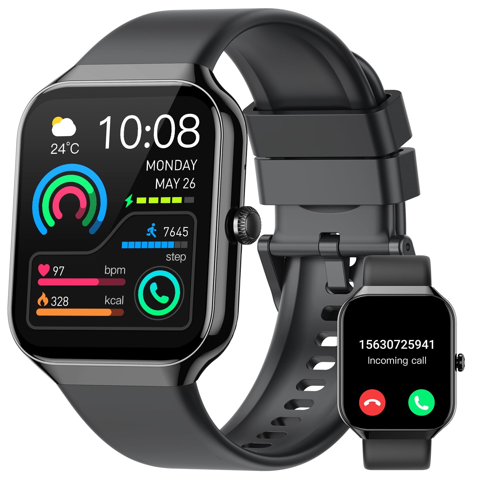 Reloj Inteligente Deportivo Con Llamadas Bluetooth Smart Watch Para Hombre Mujer