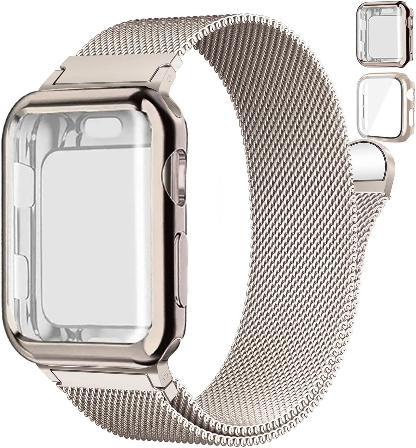 Magnetic Milanese Loop Band for Apple Watch Series 8 9 10 11 38mm 40mm 41mm