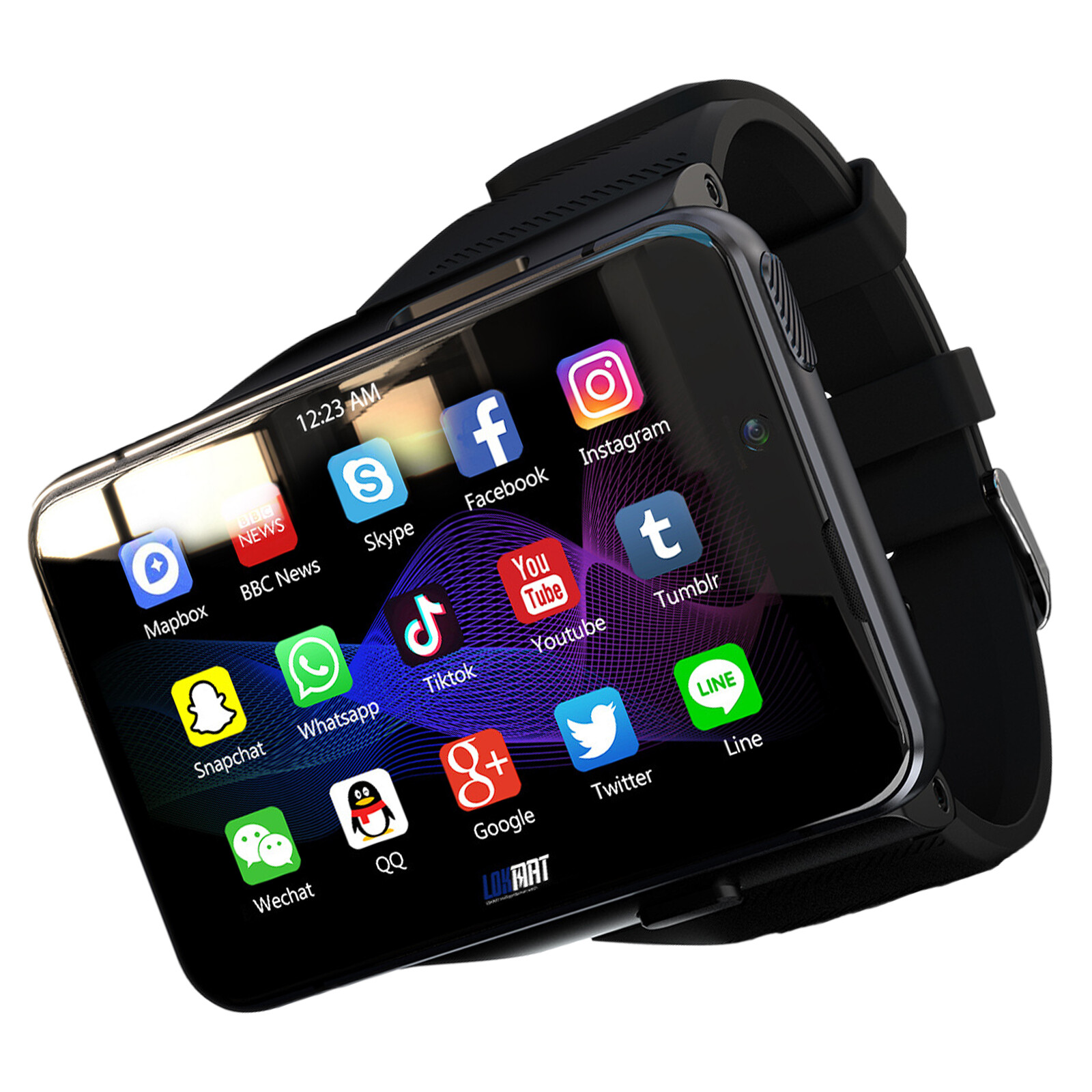 2.88in Larger Screen 4G Smart Watch Android 9.0 Dual Camera WIFI GPS 4+64GB USA