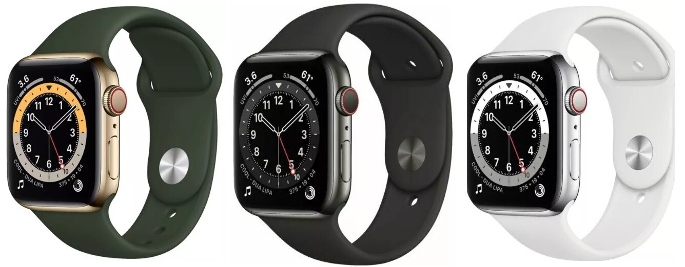 Apple Watch Series 6 40mm 44mm GPS + WIFI + LTE UNLOCKED Stainless Steel – Good