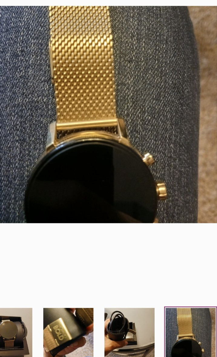 Movado Connect 2.0 Unisex Gold Smartwatch