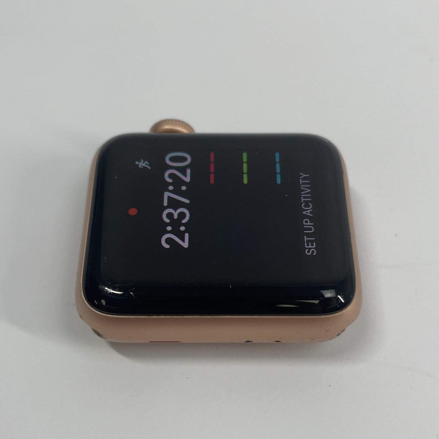 Broken GPS Only Apple Watch Series 3 38MM Aluminum A1861 Bad Battery