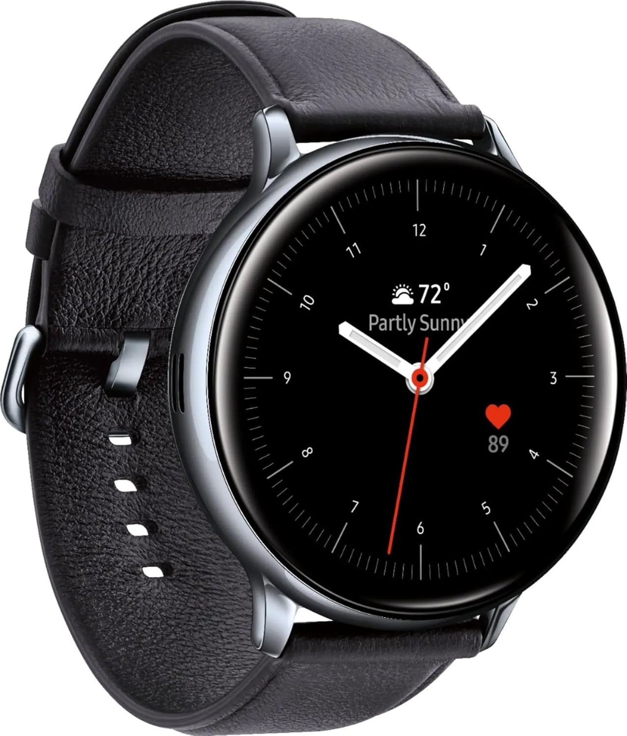 (LTE Cellular) Samsung Galaxy Watch Active 2 Black 44mm Sport Band – B GRADE