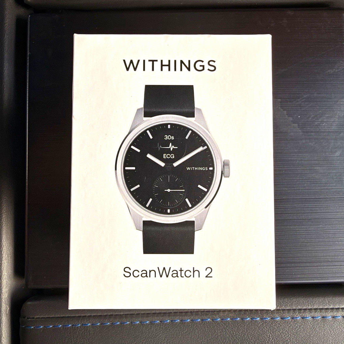 Withings ScanWatch 2 42mm Hybrid Smartwatch ECG iOS/Android Black/Silver