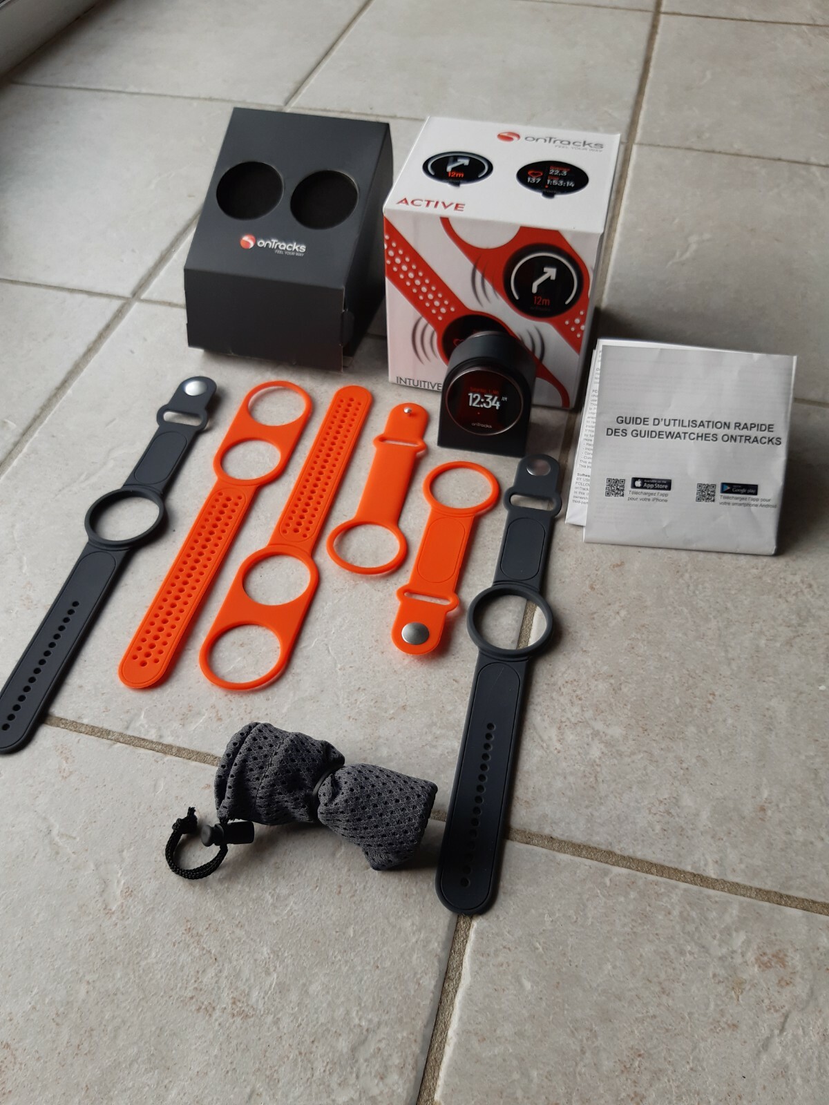 NEW ONTRACKS CONNECTED WATCH WARRANTY!! ACTIVE PACK pack value 239 euros