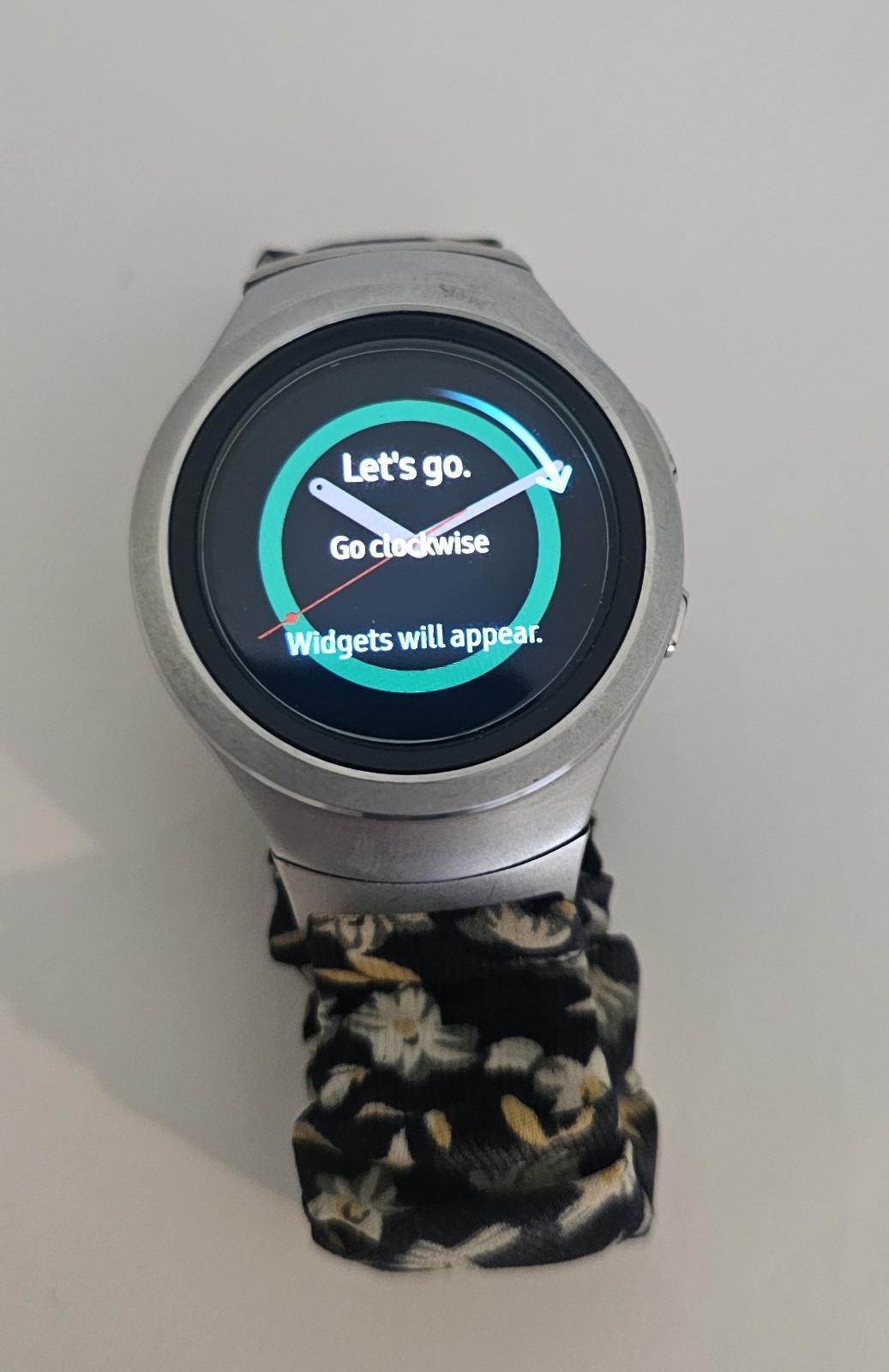 Samsung Gear S2 SM-R730A AT&T SMART WATCH – Silver White – CLEAN & NICE! 6108A