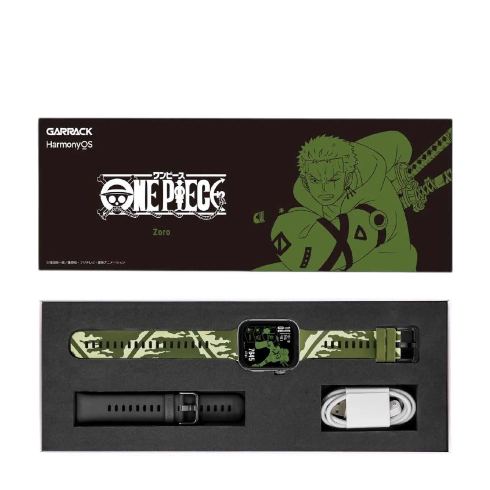 GARRACK ONE PIECE Zoro Model / HUC-OP-FT3-Z Smartwatch New Japan