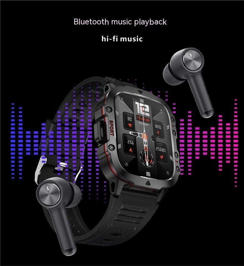 Smart Watch QX11 Bluetooth Military Tactical Rugged Sport Fitness Wristwatch Men