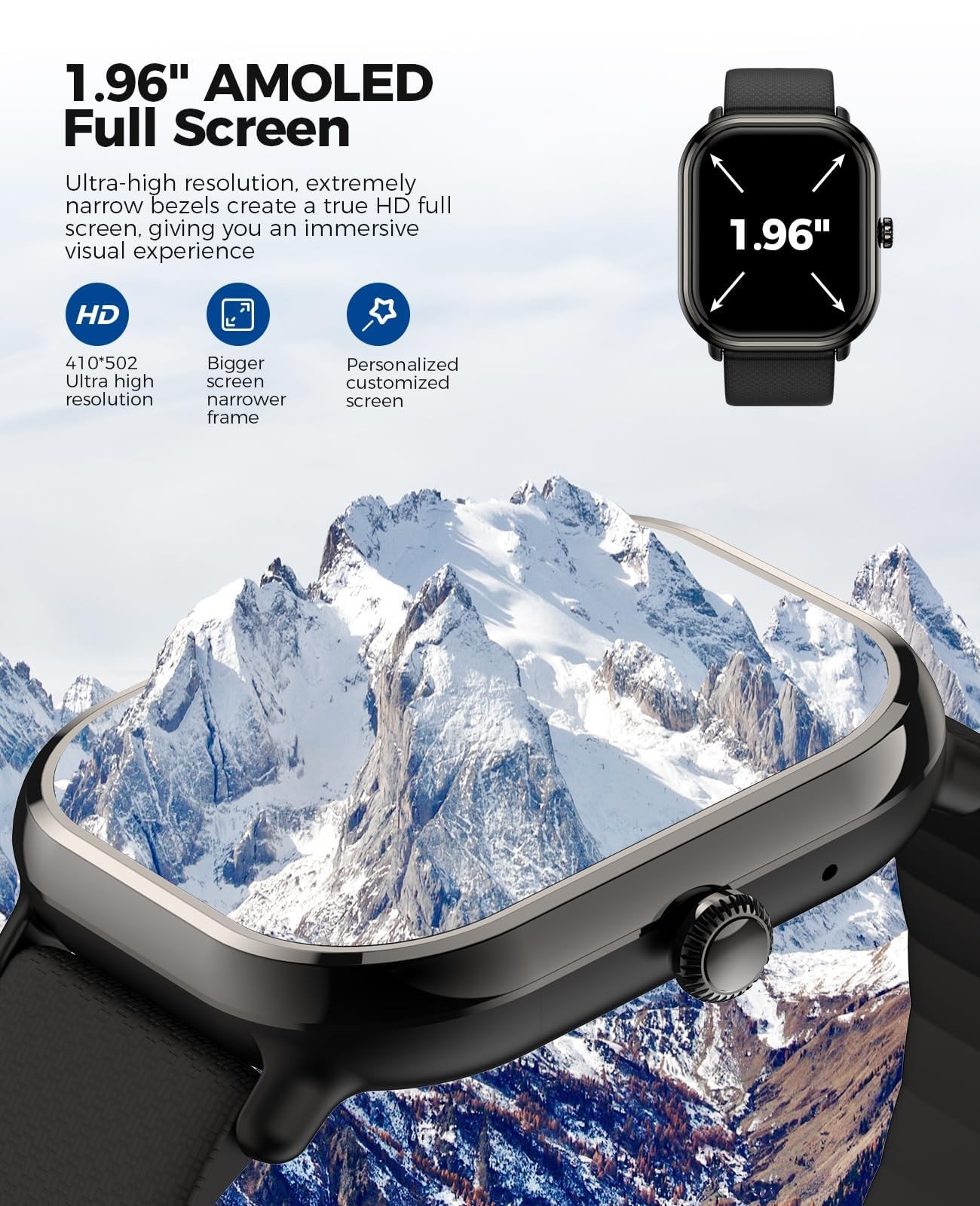 Limtzopy Smartwatchanswer/Make Call Amoled Smart Watches For Women 100 Sport