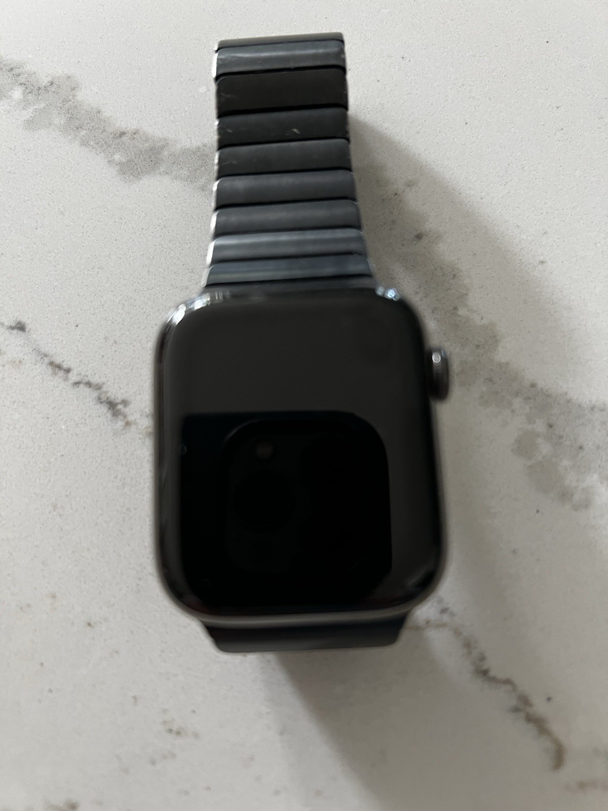 Apple Watch Series 6 44mm Stainless Steel Space Black Link Bracelet GPS Cellular