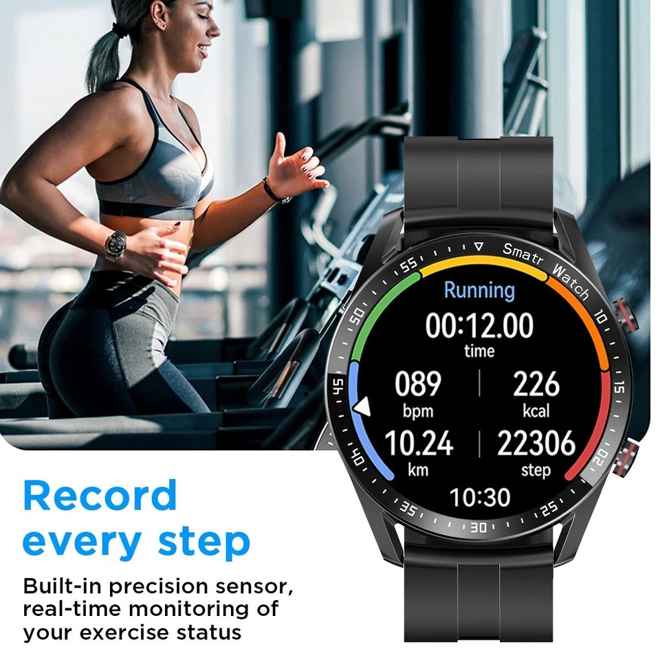 Smart Watch For Men/Women Waterproof Sports Bluetooth Call Watch iPhone Samsung