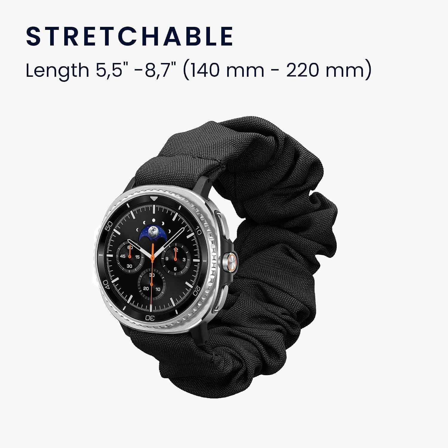 Scrunchie Strap Compatible with Samsung Galaxy Watch 8 Classic 46mm