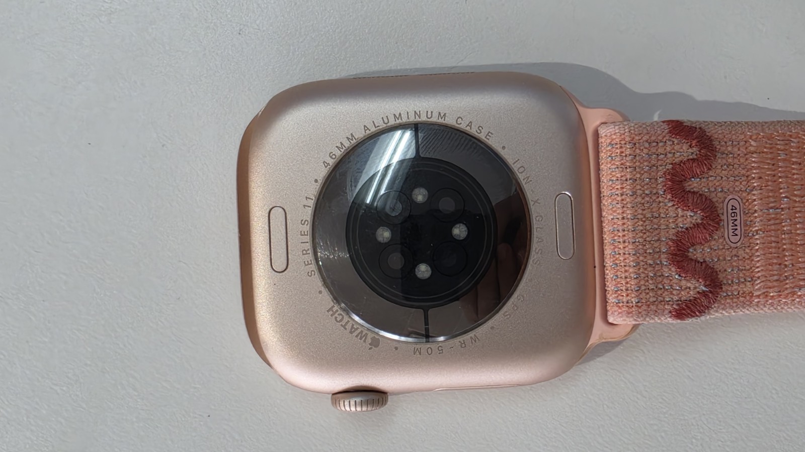 Apple Watch Series 11 46mm GPS Pink Case w Pink Band MEV74LW/A
