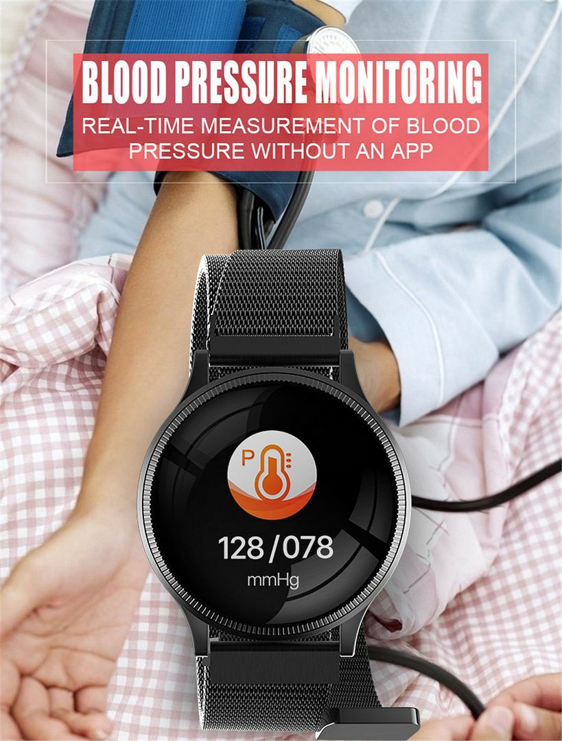 1.22″ Touch Screen Bluetooth SmartWatch Activity Tracker Call Reminder Men Women