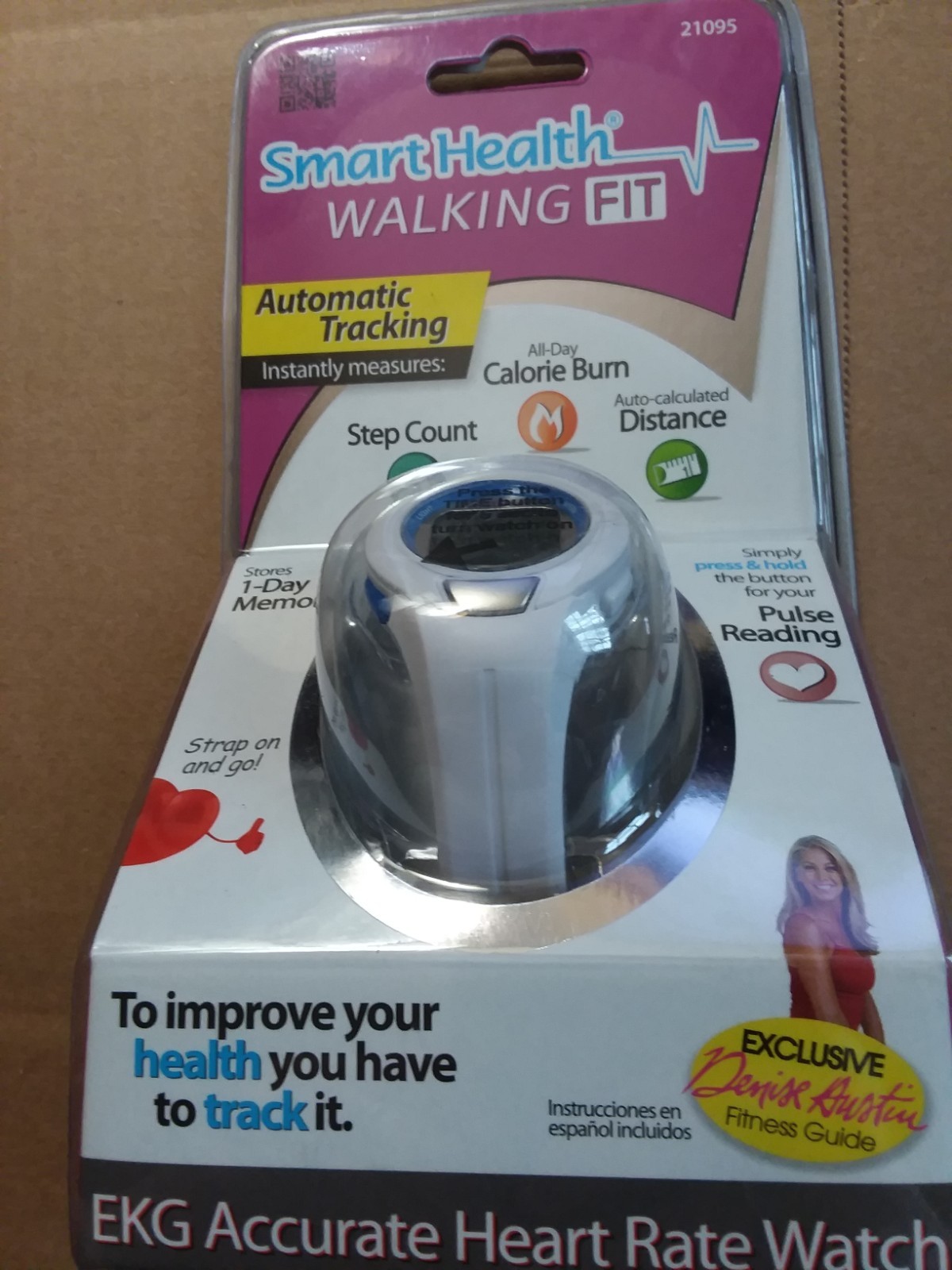 Smart Health Walking Fit Watch, Android Compatible, EKG Accurate Heart Rate NIP