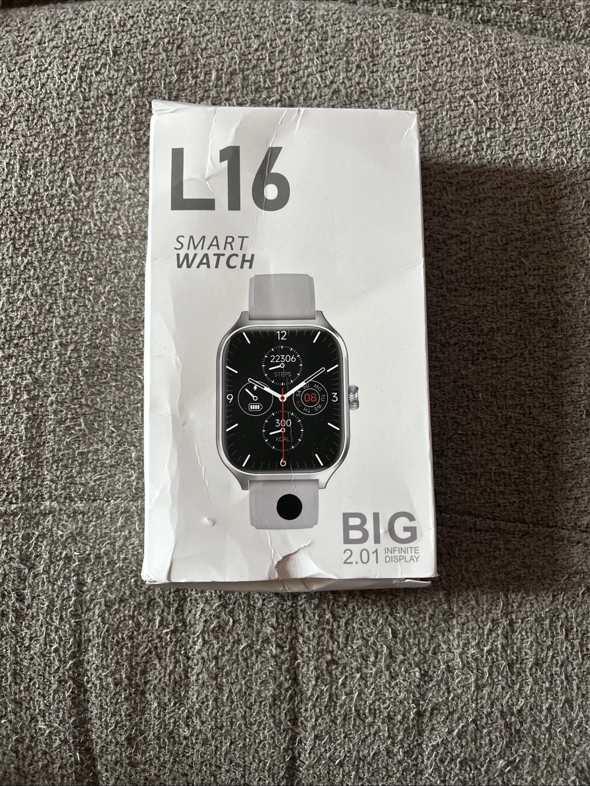 L16 Big Display Smart Watch Bluetooth Health SOS Android iPhone Fitness Unisex
