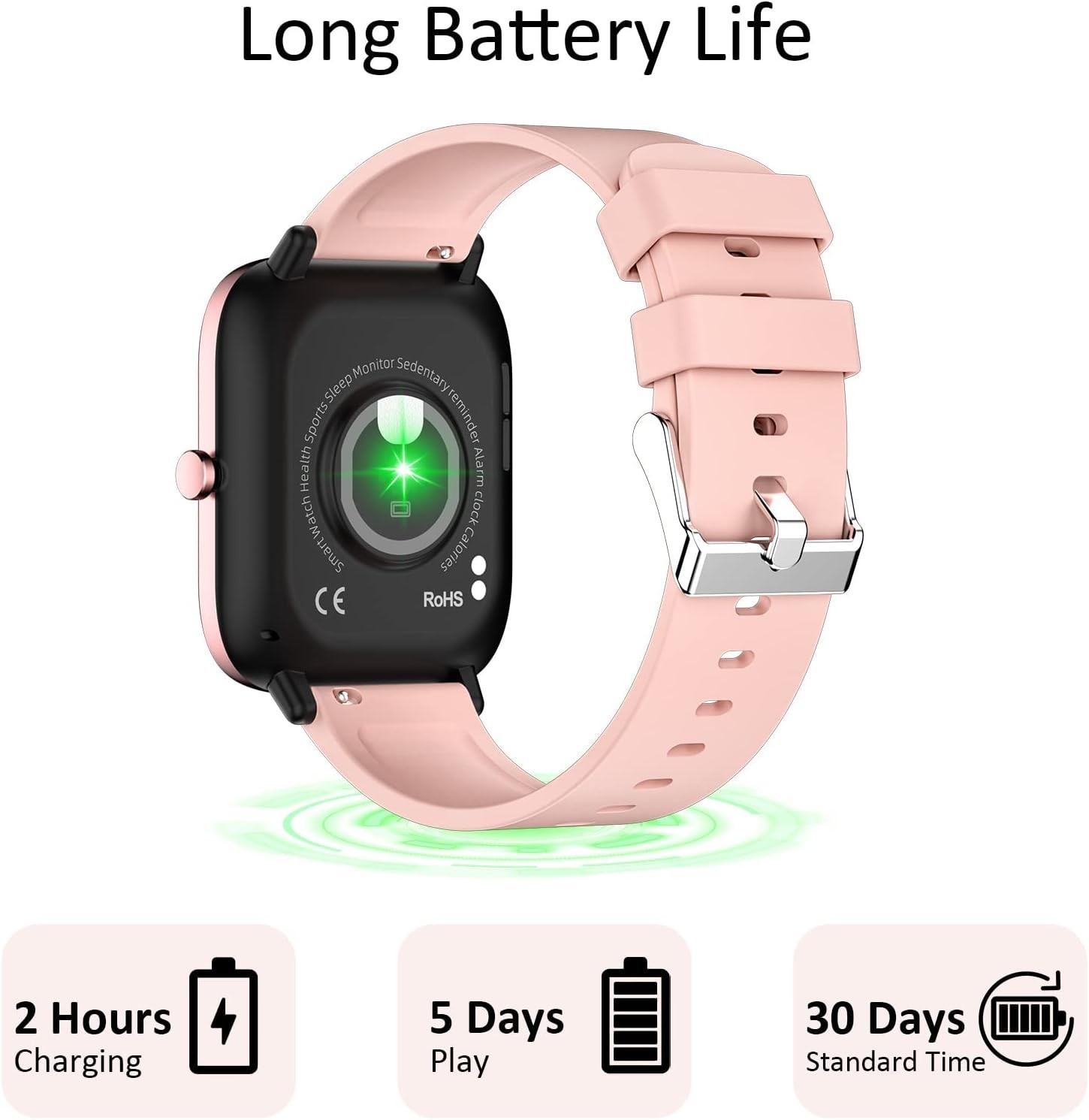 Versatile Women’s Smartwatch – 1.83″ Touchscreen, Call Notifications & Fitness