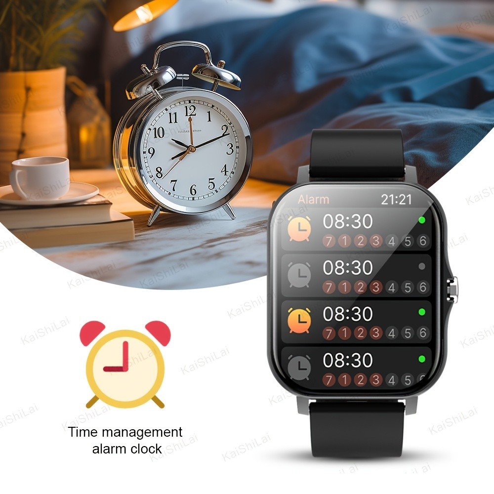 1.83” Smartwatch with Call, 100+ Sports Modes, Remote Camera, Ideal Gift Unisex