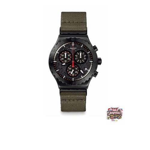 Swatch BY THE BONFIRE YVB416 Men’s Green Watch