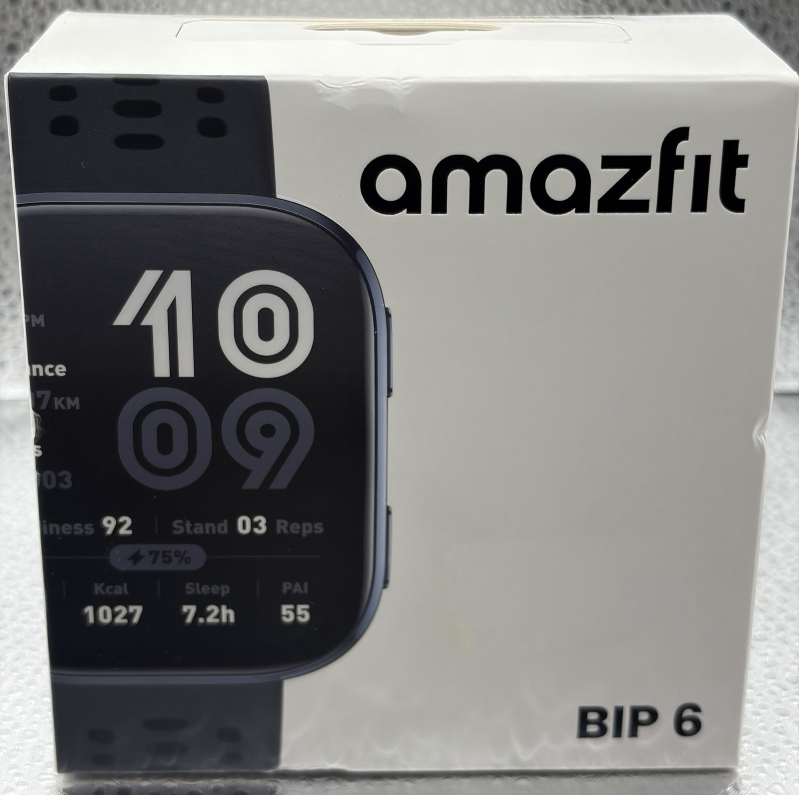 New Sealed Amazfit Bip 6 Smart Watch A2435 Blue/Black