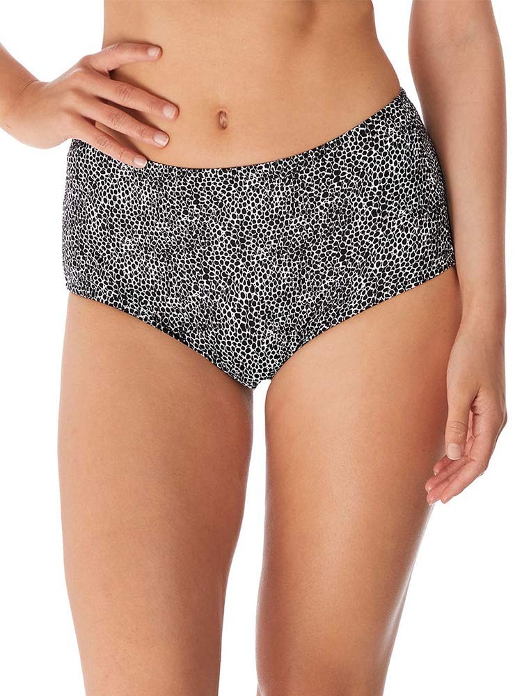 ‘s Run Wild High Waist Bikini Brief Swimwear, -black, XL