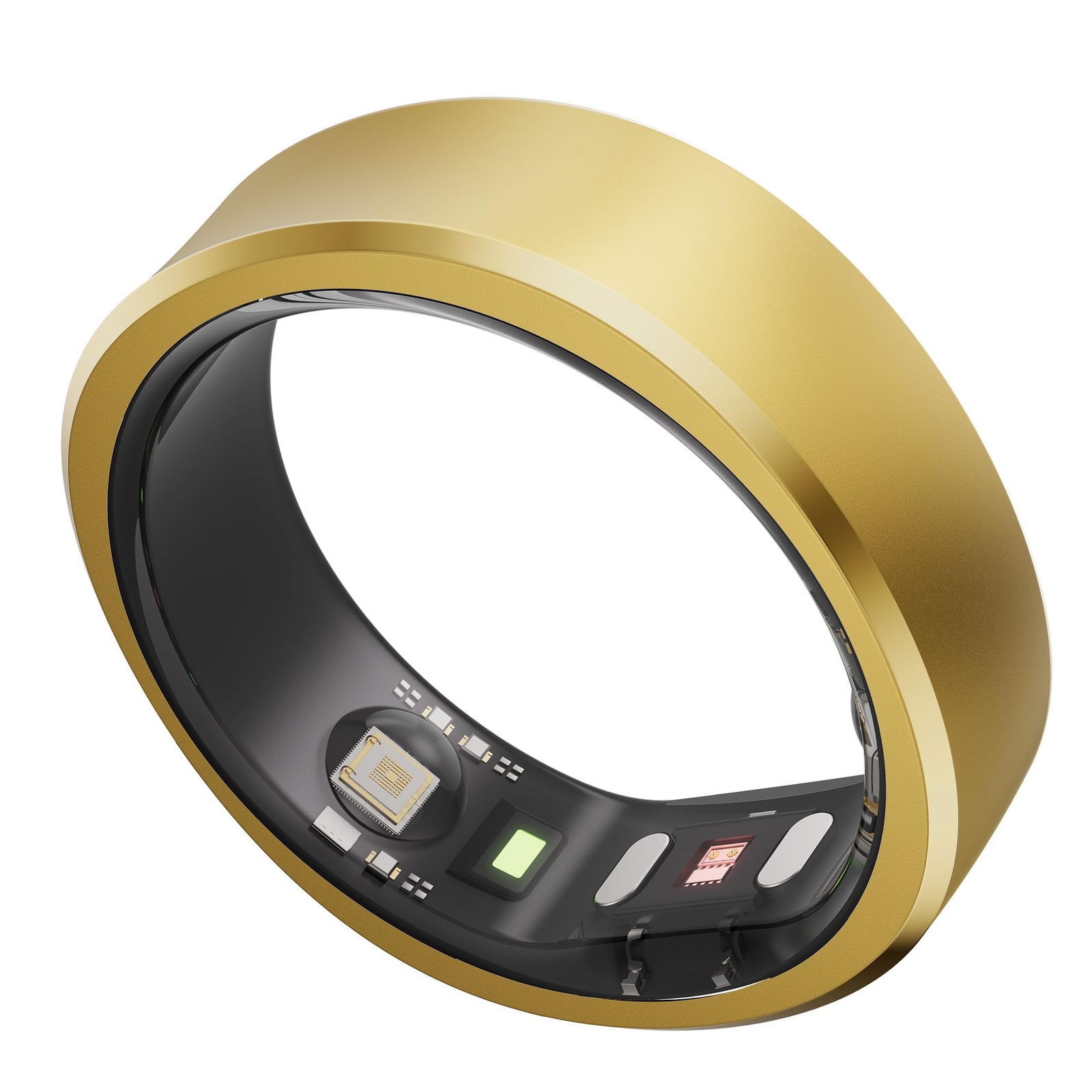 RingConn Gen 1 Smart Ring for Women / Men No App Subscription Pale Gold Size 9