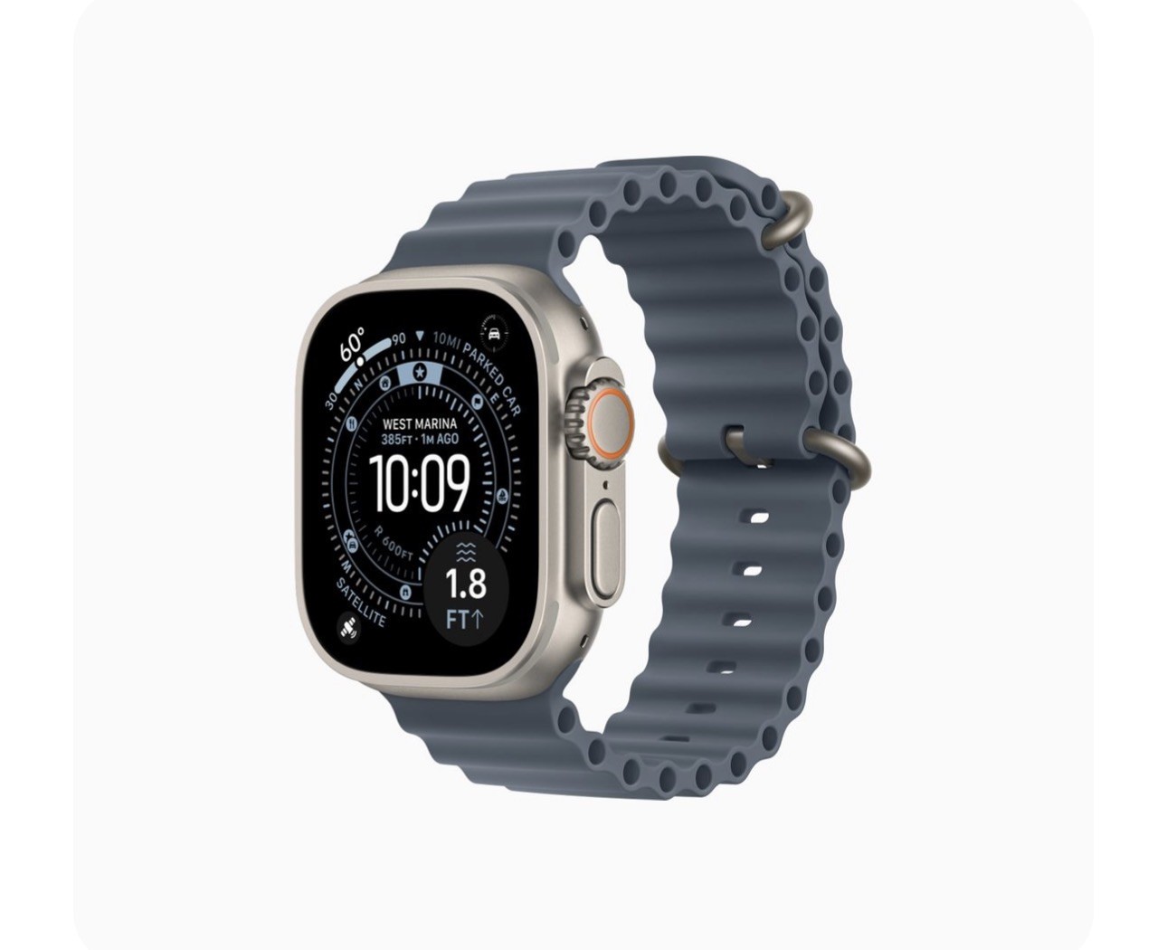 Apple Watch Ultra 2 49mm Cellular Titanium w/ Blue Ocean Band