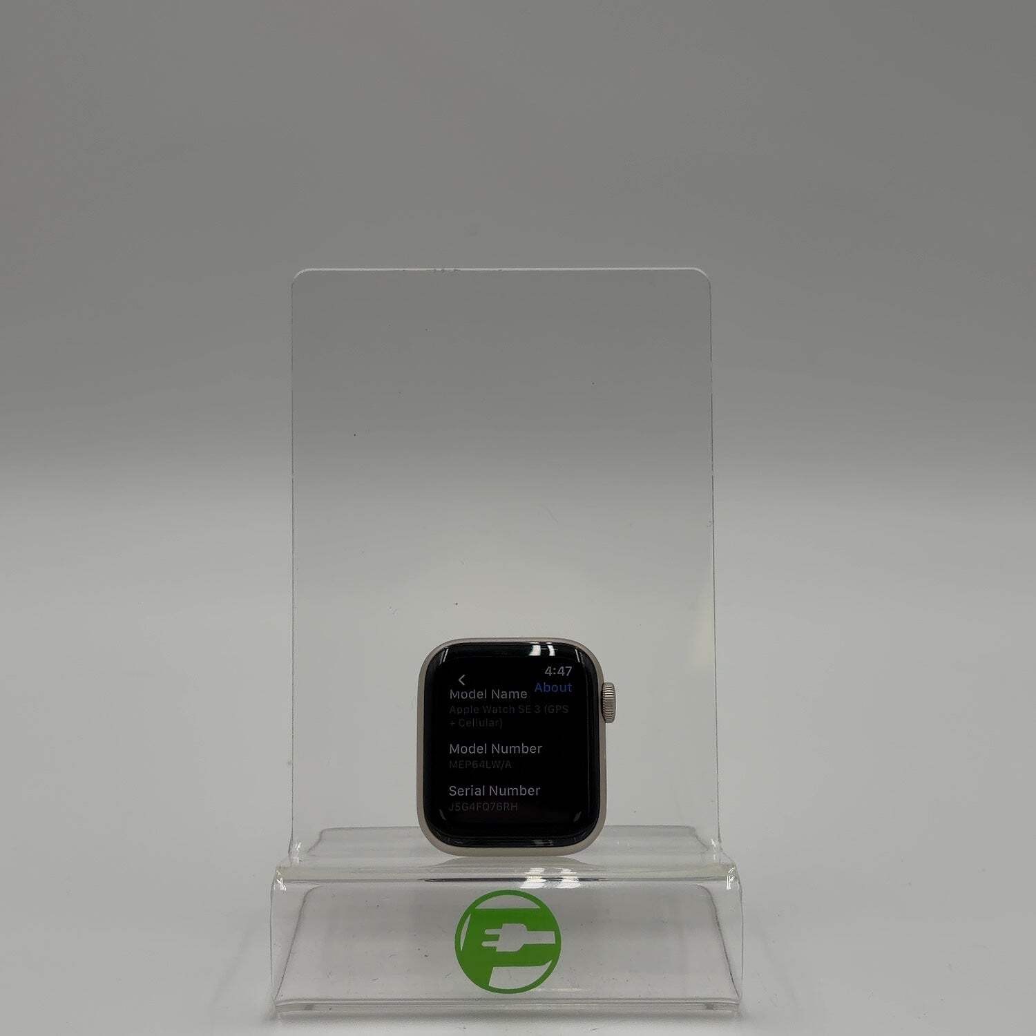 Unlocked Apple Watch SE 3 40MM Starlight Aluminum MEP64LW/A Face Only