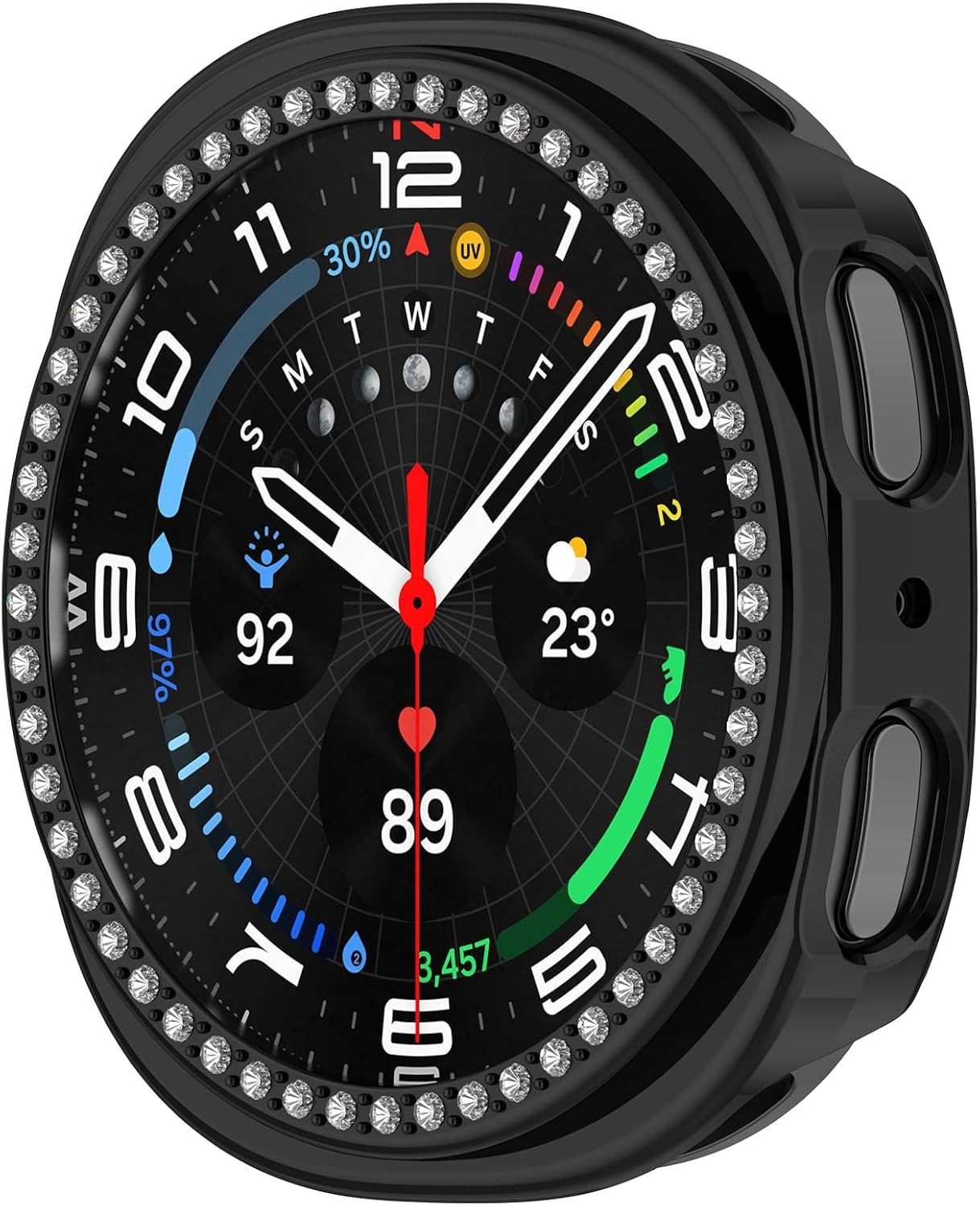 5Pack Bling Bumper Case For Samsung Galaxy Watch 9 40mm, Watch 8 40mm Cover
