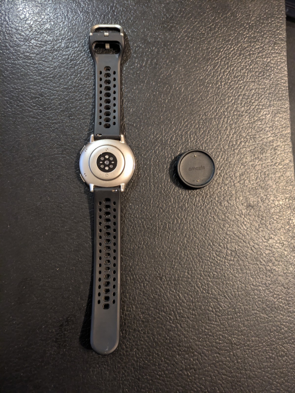 Amazfit Active 2 Smartwatch 44mm Round Silver Black Sport Band