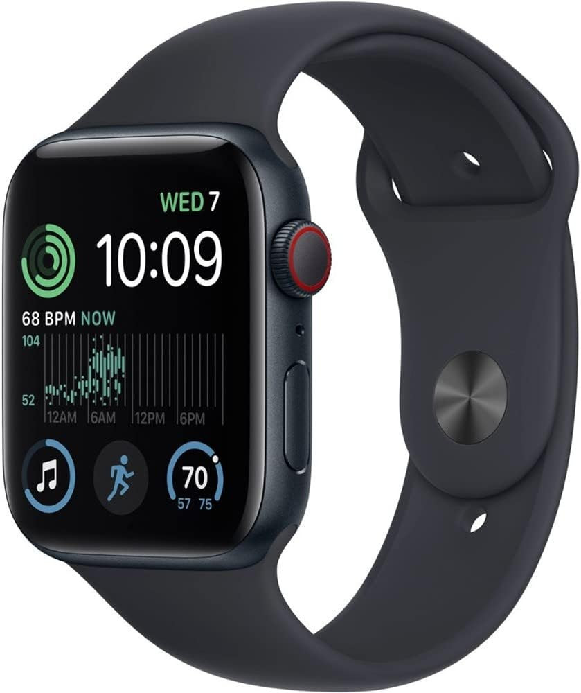 Apple Watch SE 2nd GEN 40mm Aluminum Case Midnight Sport Band M/L Unlocked