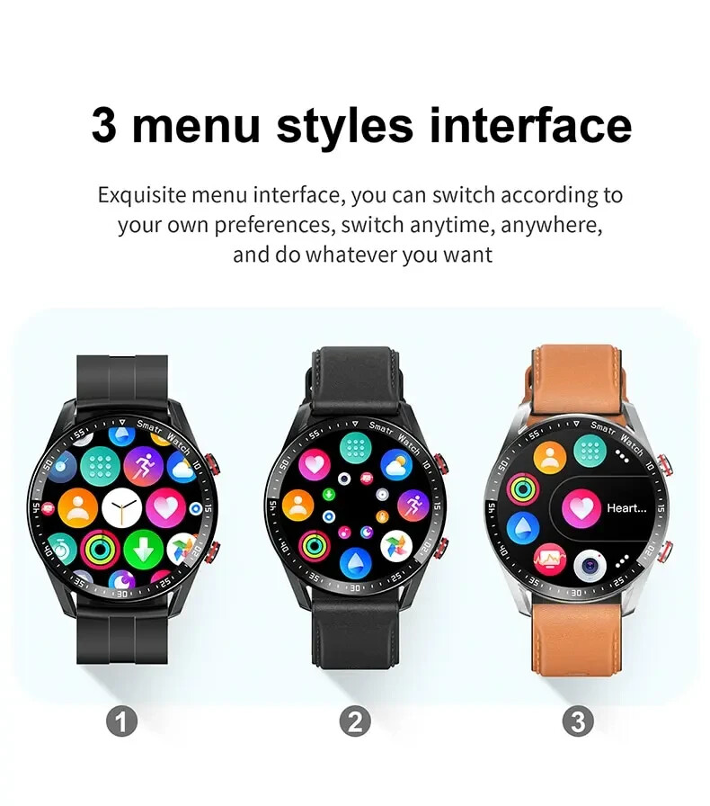 HW20 Round Smartwatch, Unisex Fitness Tracker, Heart Rate, Call Feature Buy 1 G1