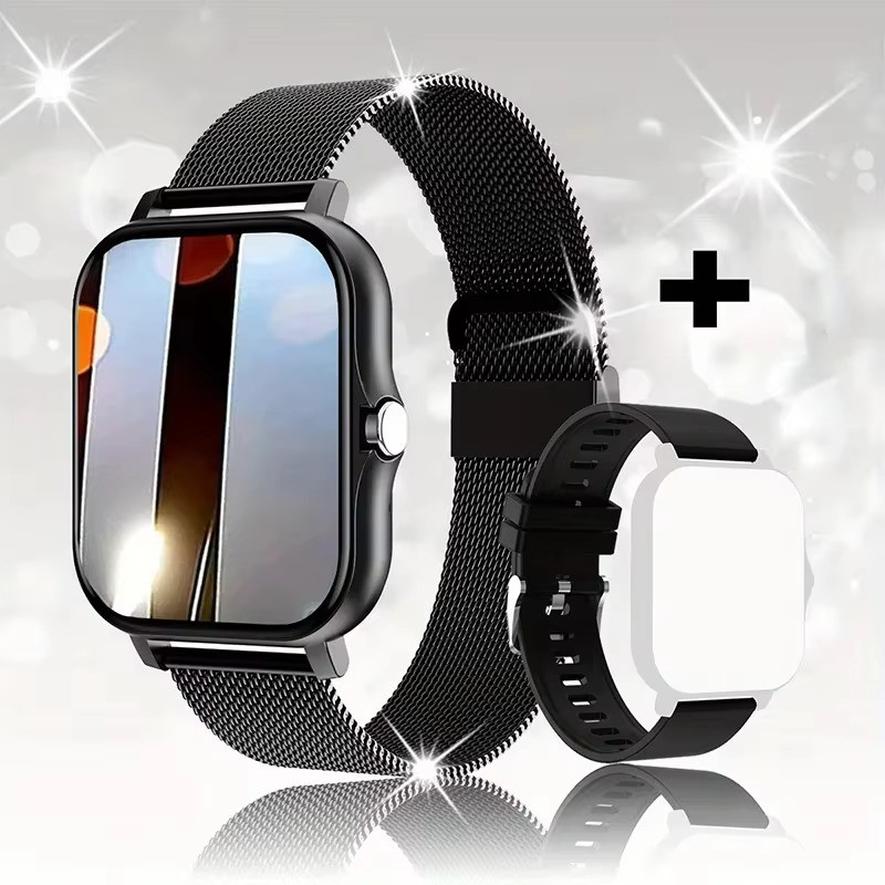 LAXASFIT Smart Watch Bluetooth Call Fitness Tracker Heart Rate Monitor