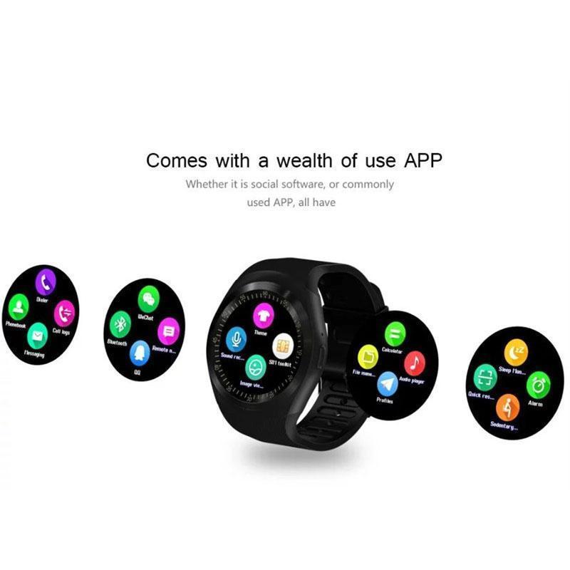 EPIC TIME- Bluetooth Smart Watch-Phone Mate-Round Touch Screen-SIM -Android OCUS