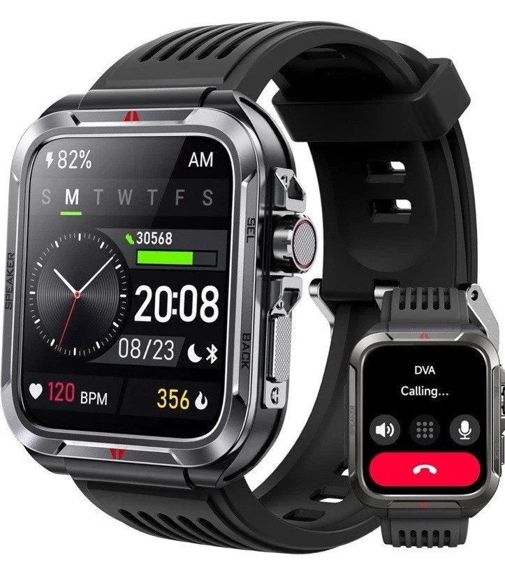 KEEPONFIT Smart Watch for Men Metal Frame 1.8″