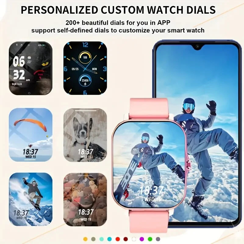 2025 Smart Watch 1.83″ HD Screen Make/Receive Calls Fitness Track Android/iPhone