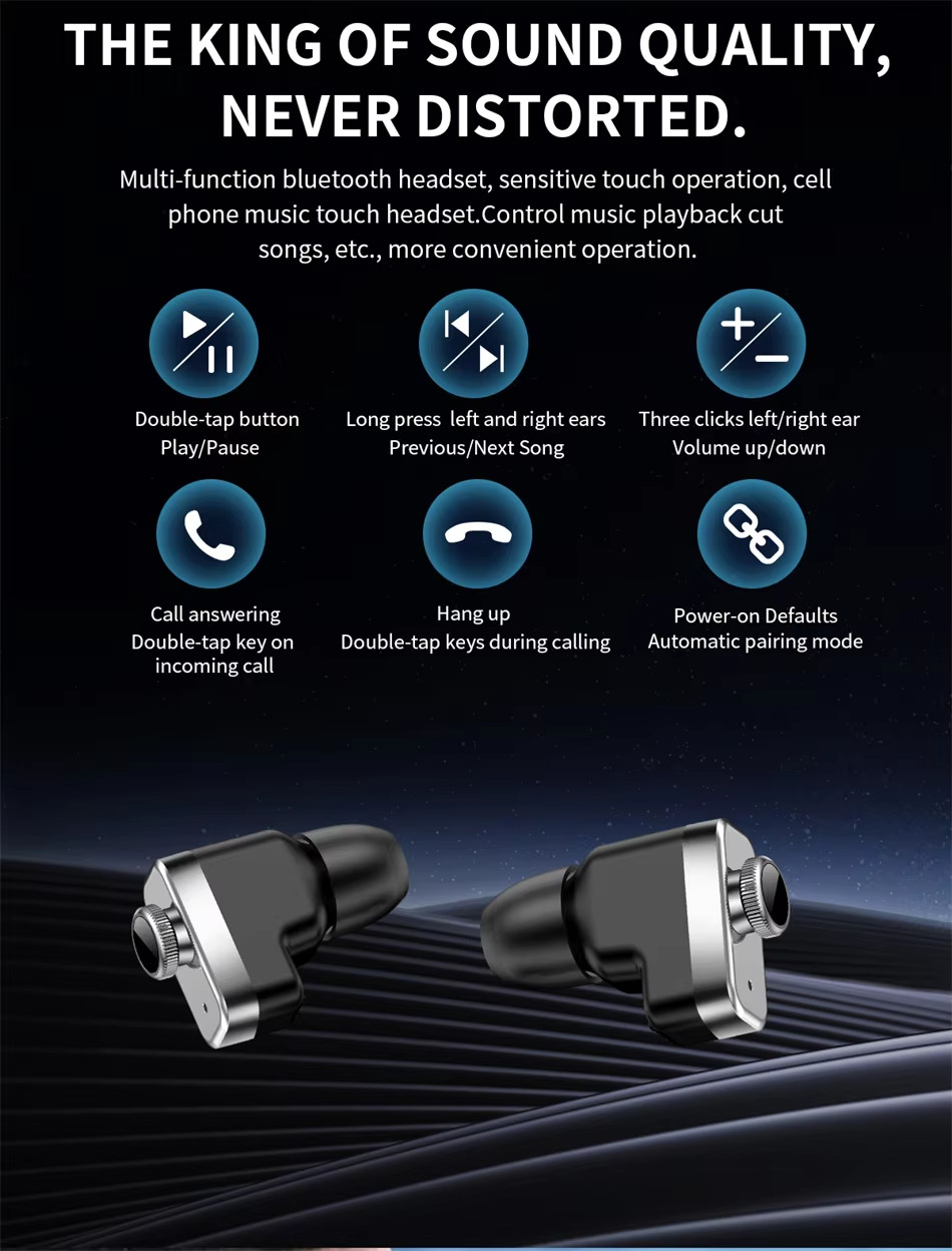 Smartwatch With Bluetooth Earbuds.