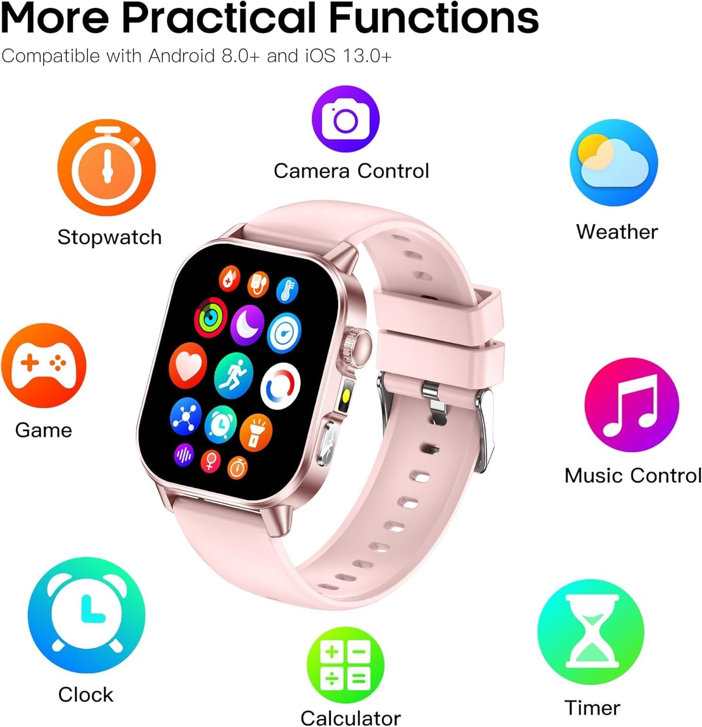 hellibito Smart Watch for Men Women, Health Fitness Tracker with 24/7 Heart R…
