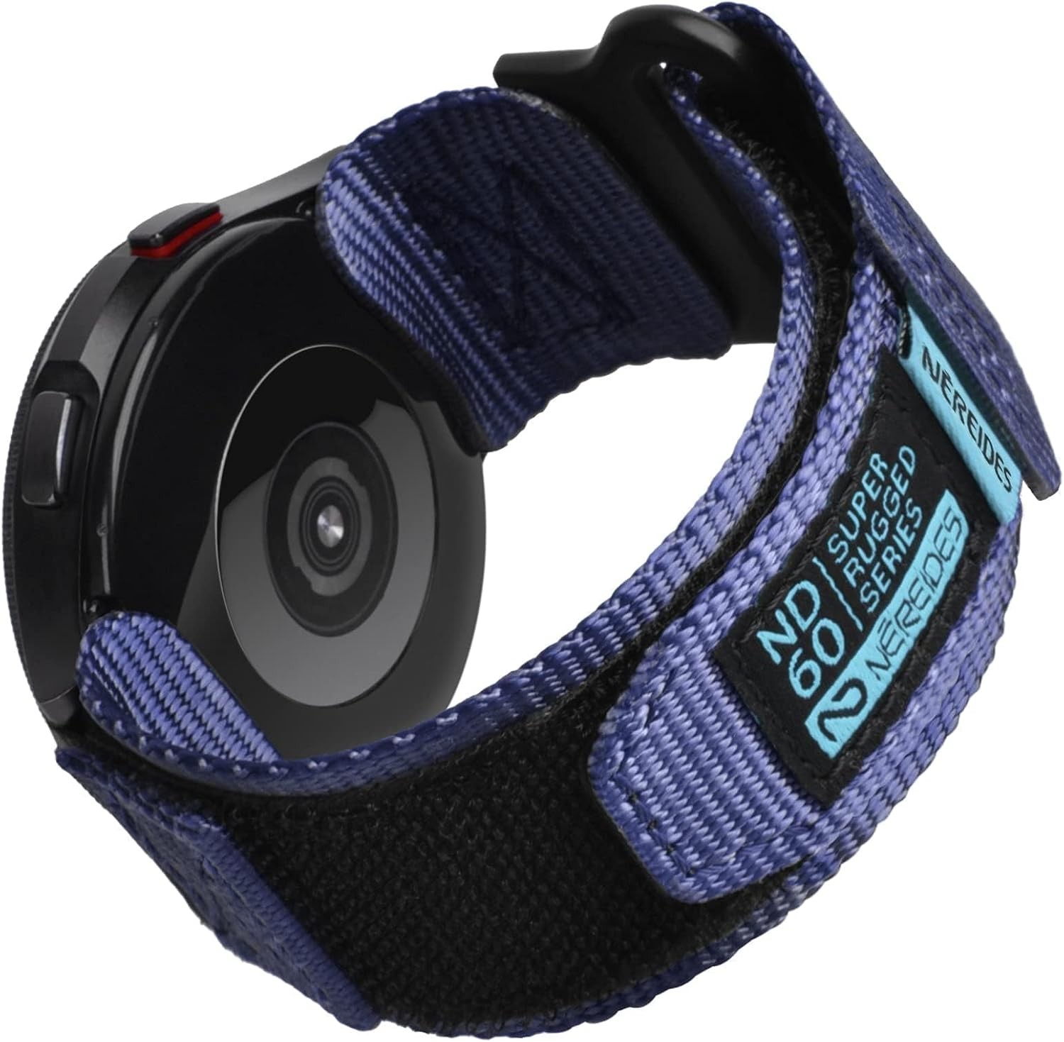 Adjustable 20mm Nylon Sports Strap for Samsung Galaxy Watch 7 40mm, Purple