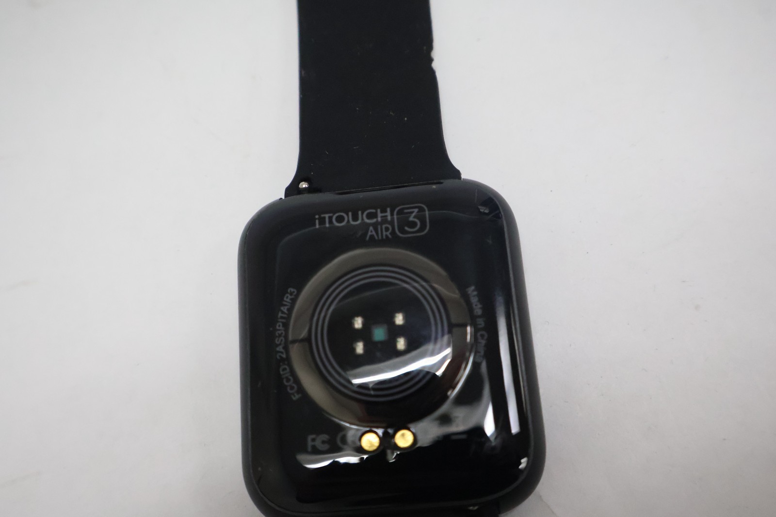 iTouch Air 3 Smartwatch Black Case with Black Silicone Band – Used – Tested