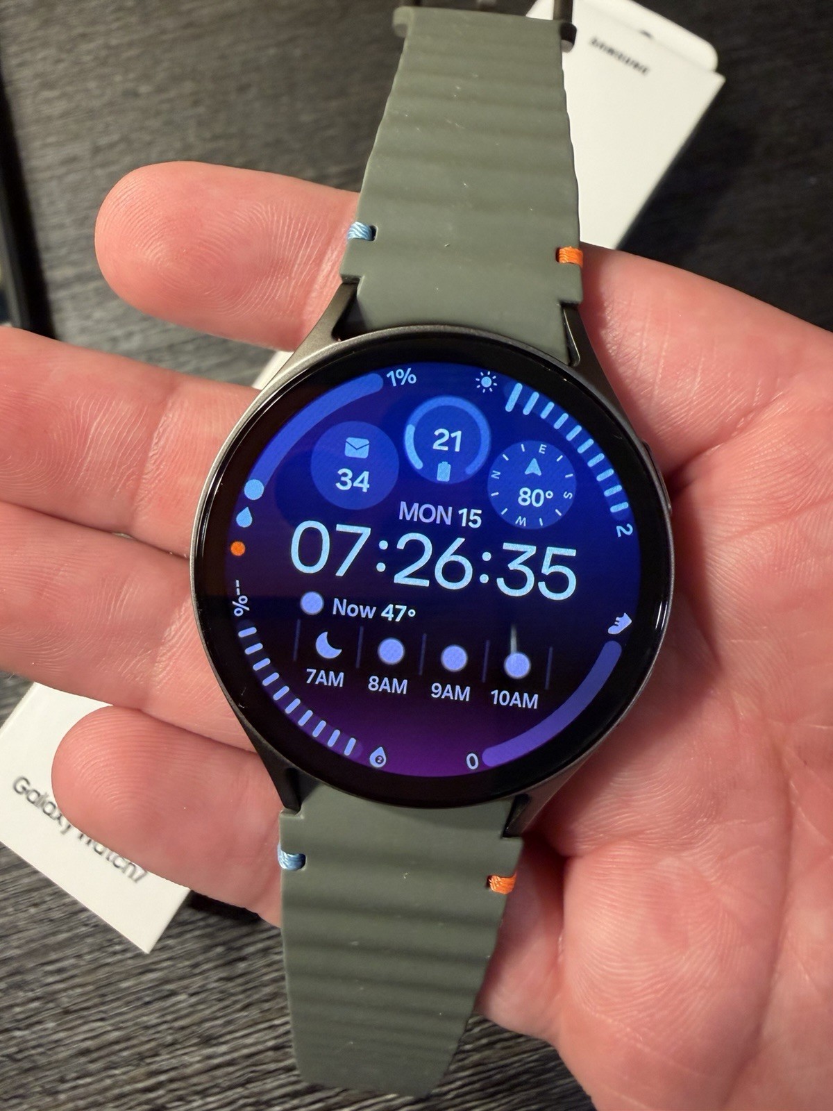 WiFi Only Samsung Galaxy Watch7 Aluminum Smartwatch SM-L310