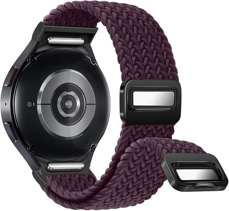 Nylon Sport Watch Bands Fit for Samsung Galaxy Watch 7 6 4 5 FE Band, 40mm 44mm